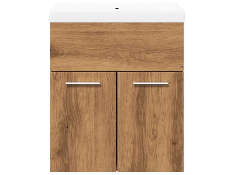 Ensemble de meubles salle de bain 2 pcs bois d'ingénierie cf63914 - Conforama D