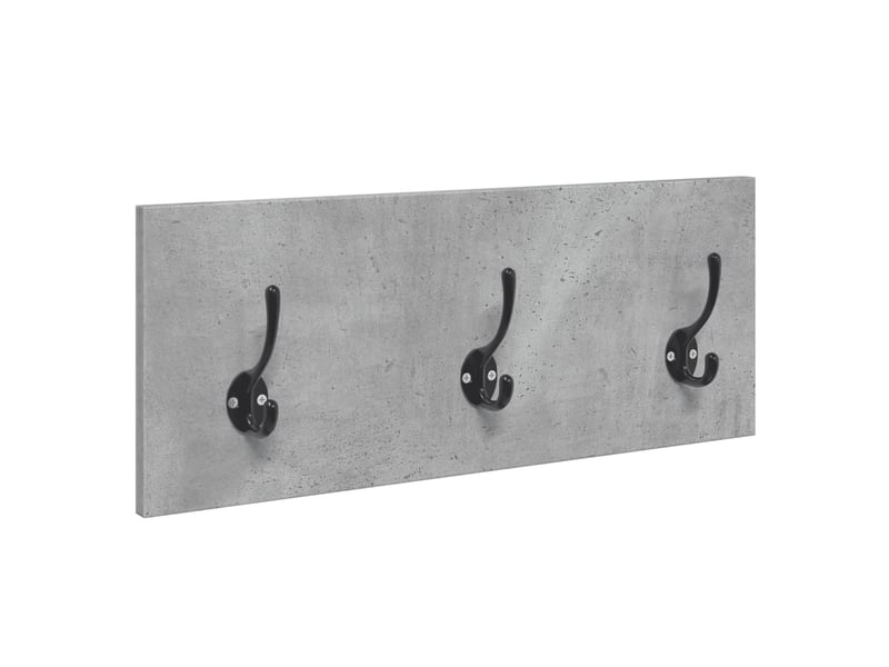  Ensemble de meubles de couloir 4 pcs gris béton bois ingénierie  - Conforama E