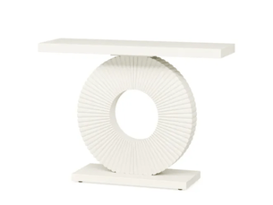 Console 0 tiroir(s)  coloris blanc <strong>BEAUNIV</strong> <strong></strong> - longueur 30 cm - 100 cm