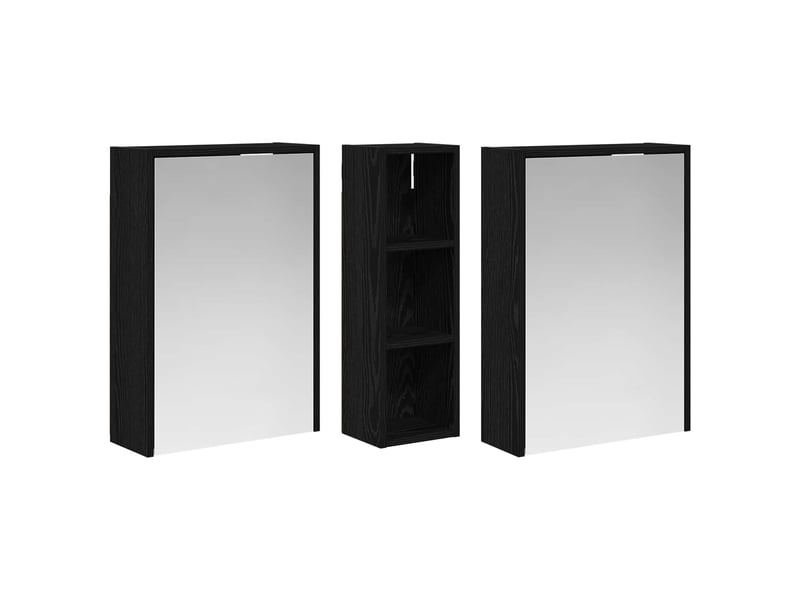  Ensemble de meubles de salle de bain 3 pcs 106x16x62.5 cm shl4079  - Conforama E