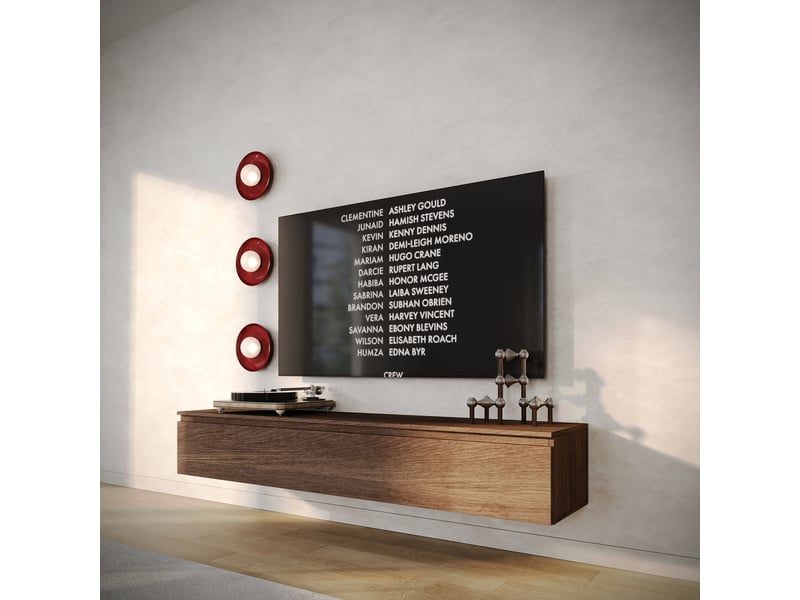  Selsey lemmi - meuble tv suspendu - 175 cm - chêne dunin Lemmi - Conforama C