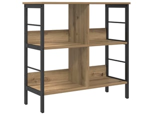 Étagère 4 niveaux, étagère de rangement 82 x 32 x 79 cm bois d'ingénierie shl3994