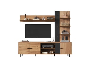 Meuble tv coloris bicolore 187.5 cm <strong></strong> <strong></strong>