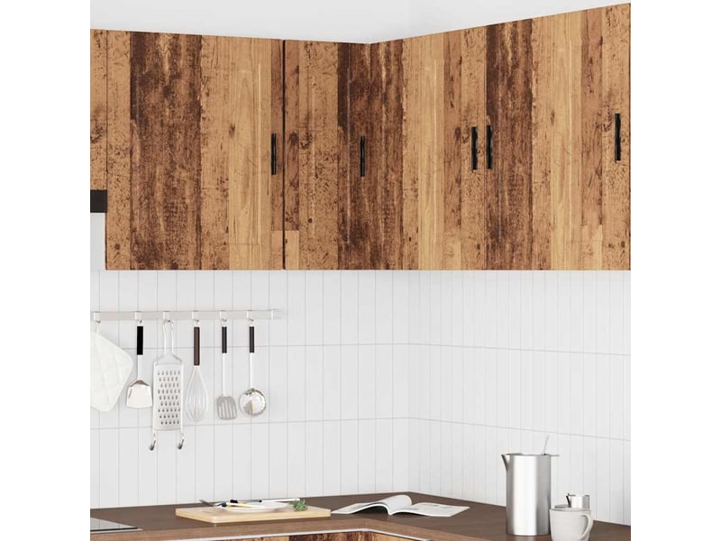  Armoire d'angle murale de cuisine porto vieux bois  - Conforama C