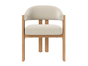 Lot de 6 chaises de salle à manger 49x47x78cm, beige et naturel, garnissage épais, meuble de cuisine, effet bois, métal