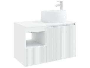 Ensemble de mobilier de salle de bain 2 pc blanc cf63994