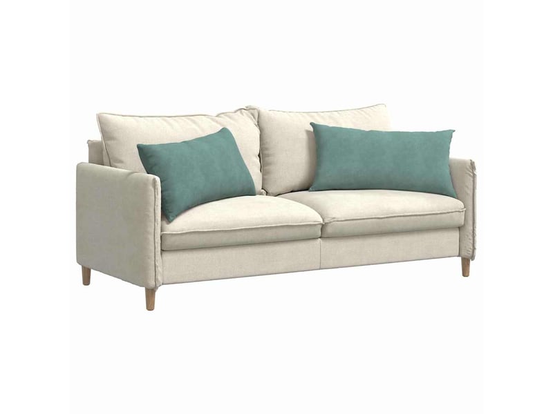  Lot de 2 coussins de canapé, coussins décoratifs vert mer 80 x 40 cm cf59218  - Conforama C