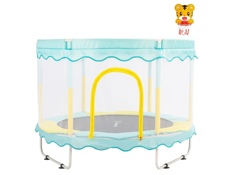 Trampoline Enfant Ø 140 Cm Avec Filet De Sécurité - Pour Intérieur Et Extérieur - Charge Max 50 Kg - Cadeau Idéal