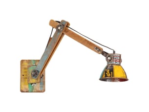 Applique style industriel multicolore ronde e27 shl45534
