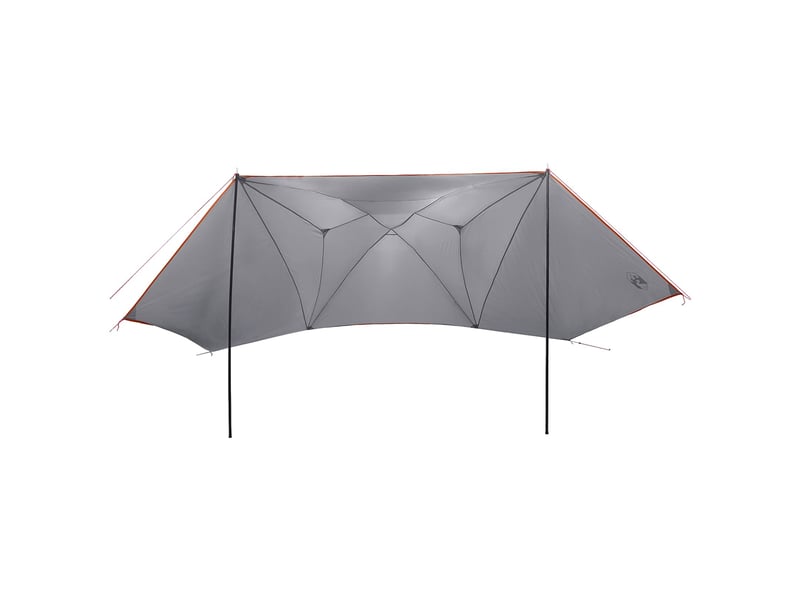  Tente voiture pour camping gris et orange 350x250 cm polyester et acier  - Conforama D