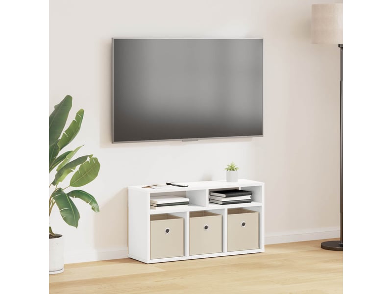 Armoire de rangement bureau avec tiroir blanc 72x22,5x38 cm - Conforama B
