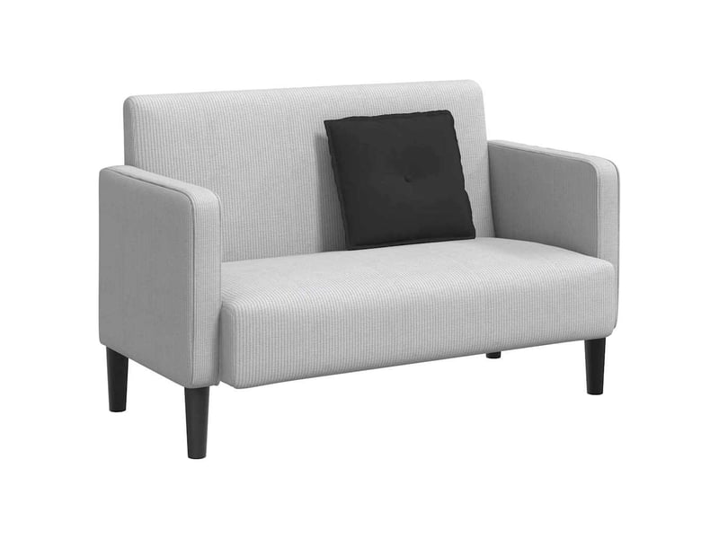 Coussin de dos, coussin de dossier noir 50 x 45 cm tissu en microfibre cf54840 - Conforama C