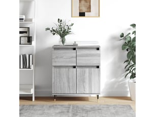 Buffet - bahut - meuble de rangement sonoma gris 60x35x70 cm bois d'ingénierie