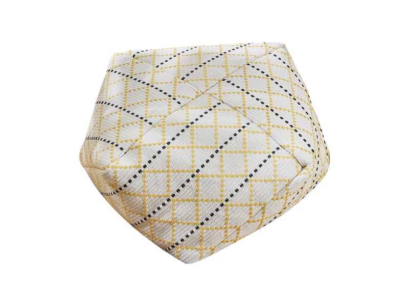  Vercart pouf jaune moderne - 53 x 53 x 20 cm TT0000769K0062831 - Conforama A