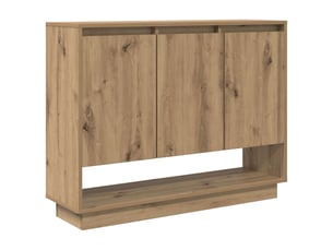 Buffet - bahut - meuble de rangement chêne artisanal 97 x 29 x 75 cm bois d'ingénierie