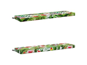 Lot de 2 coussins de banc, coussins d'assise soest 100 % polyester cf56916