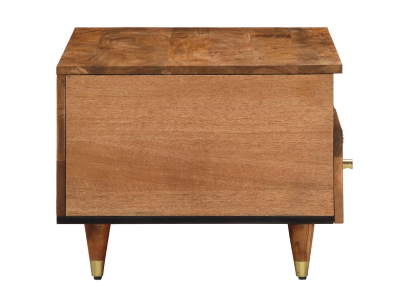  Table basse - table de salon - table à thé 80x54x40 cm bois de manguier massif  - Conforama D