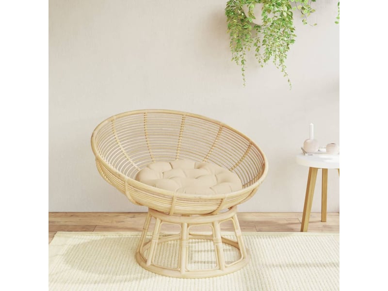 Coussin rond, coussin d'assise beige ø 60 x11 cm tissu oxford cf56603  - Conforama B
