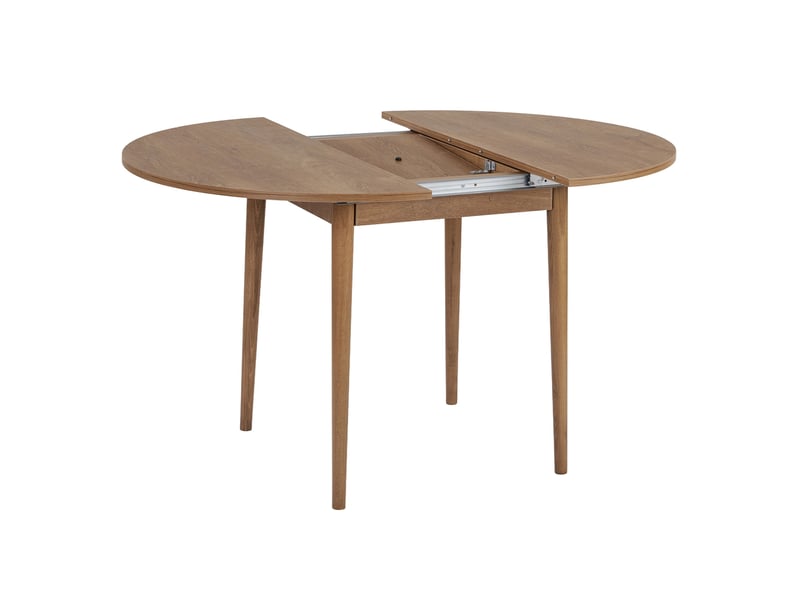  Table extensible bee, extensible, 100x100x75h cm chêne brun Bee - Conforama D