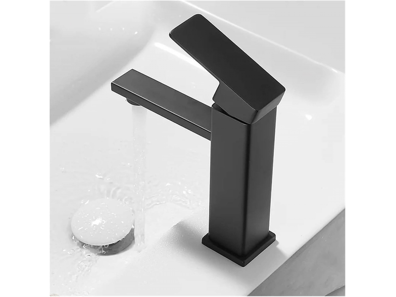  Robinet double usage eau chaudeeau froide pour salle de bain et cuisine (noir - 60 cm)  - Conforama E