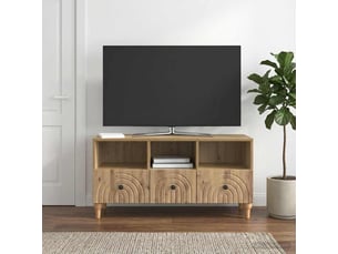 Meuble tv coloris marron 102 cm <strong></strong>  <strong></strong>