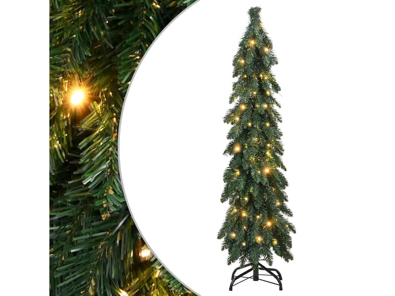  Sapin de noël, arbre de noël artificiel pré-éclairé avec 60 led 120 cm  - Conforama B