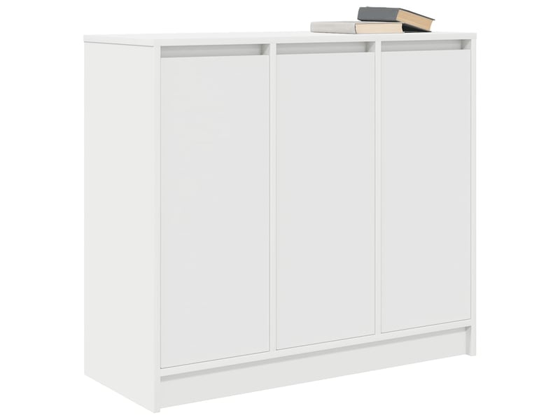  Buffet - bahut - meuble de rangement blanc 85x34x76 cm bois d’ingénierie  - Conforama D