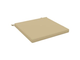 Coussin de siège, coussin d'assise 1 pièce soest 100 % polyester beige cf55542