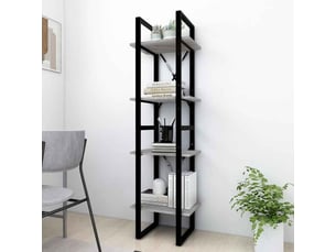 Bibliotheque coloris  gris  <strong></strong> <strong></strong> - 40 cm x 140 cm