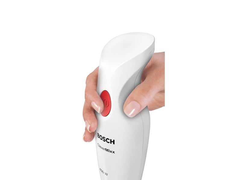  Bosch - mixeur plongeant 400w blancrouge  msm14100 - clevermixx MSM14100 - Conforama D