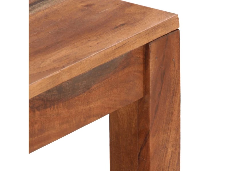  Banc d'entrée, banc d'intérieur 160 cm bois d'acacia massif  - Conforama E