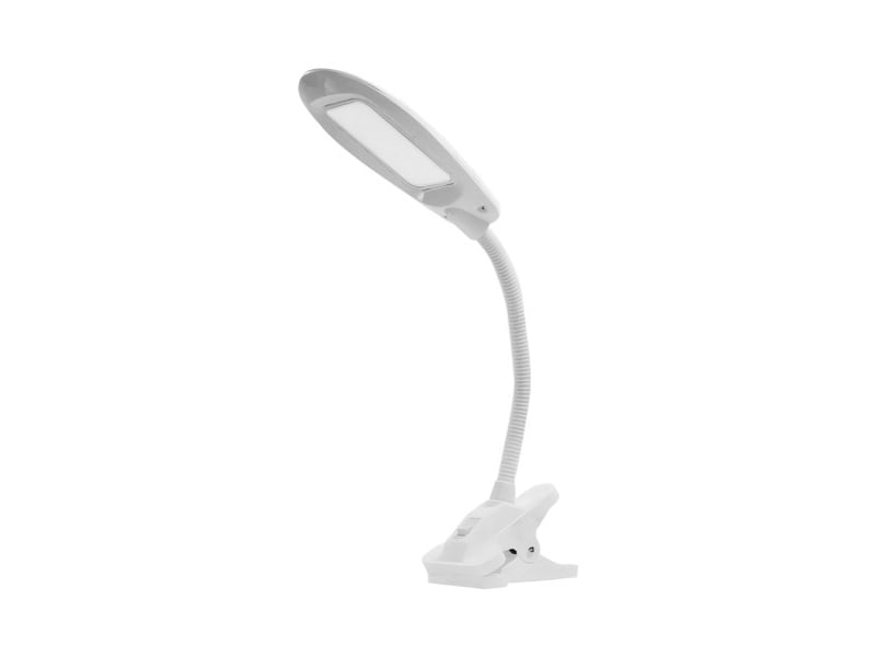  Fabrilamp sajas lampe à pince led blanche 5 w 400 lm 6000 k, flexible et orientable 246771001 - Conforama A
