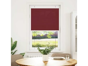 Store plissé, store de fenêtre rouge bordeaux 80x100 cm largeur du tissu 79,4 cm cf47057