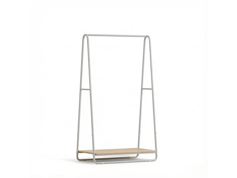 Porte-manteau multifonction 3 en 1 avec range-chaussures, noir et bois - Conforama A