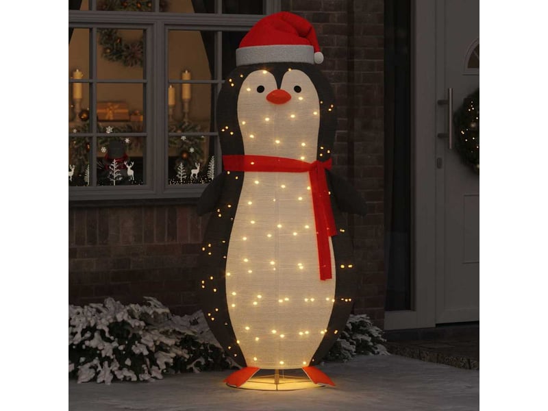  Figure de pingouin en neige blanc chaud 78 x 178 cm tissu cf61926  - Conforama B