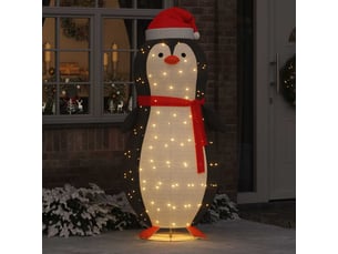 Figure de pingouin en neige blanc chaud 78 x 178 cm tissu cf61926