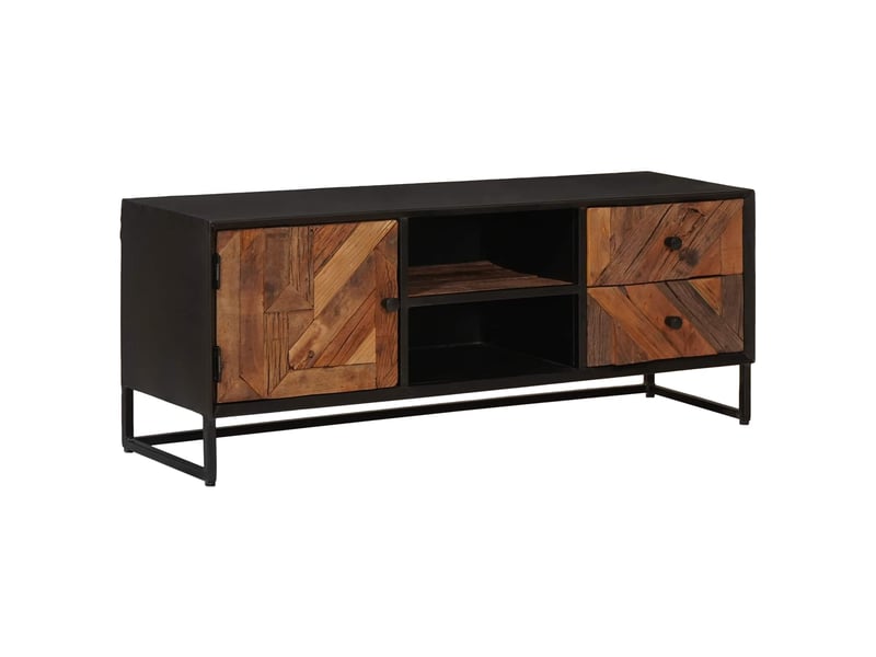  Meuble tv - banc tv - meuble de rangement avec tiroir avec stockage avec porte 105 x 30 x 40 cm  - Conforama C