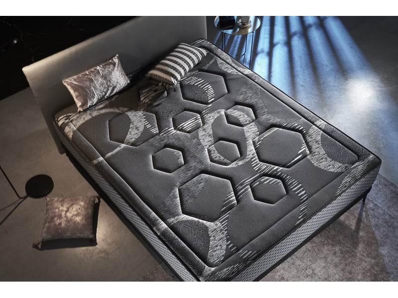  Matelas à mémoire de forme au graphène grafeno night confort h25 - équilibré, mémoire de forme au graphène, tissu 3d respirant 8435720044232 - Conforama B