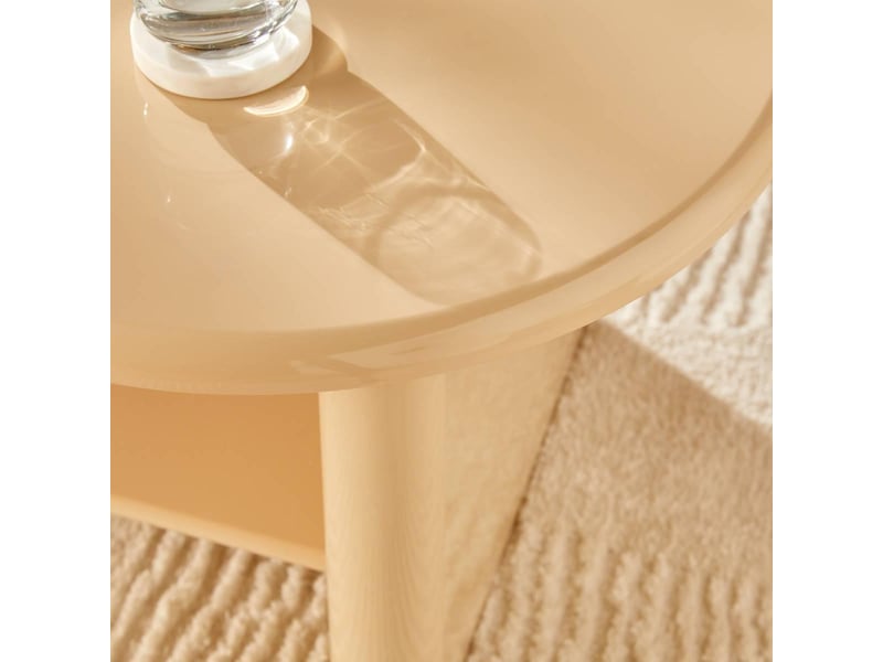  Table basse douglas ovale 60x110cm beige DOUGLAS - Conforama D