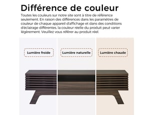 Meuble tv coloris marron