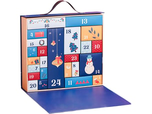 Calendrier de l'avent diy 24 jours – 24 boîtes en carton à remplir, organiseur de rangement pour enfants et adultes