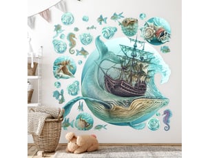 Sticker mural - navire de mer130x153 cm