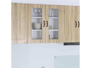 Meuble mural de cuisine | armoire de cuisine chêne sonoma 80x31x80cm shl3501