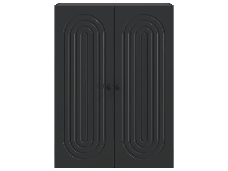  Armoire murale salon, meuble de rangement noir 66 x 34,5 x 90 cm bois d'ingénierie shl616  - Conforama D
