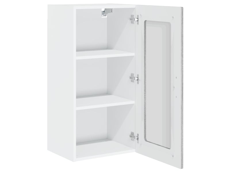  Meuble mural de cuisine | armoire de cuisine gris sonoma 40x31x80cm shl5292  - Conforama E