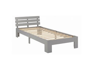 Lit simple 90x190 cm 3218 coloris beige