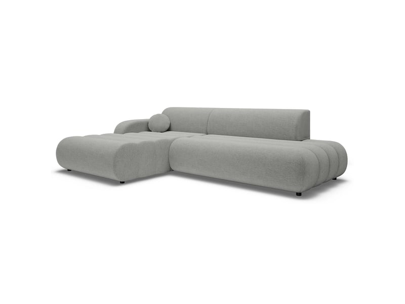  Selsey arione - canapé d'angle convertible - 283 cm - chenille gris clair Arione - Conforama A