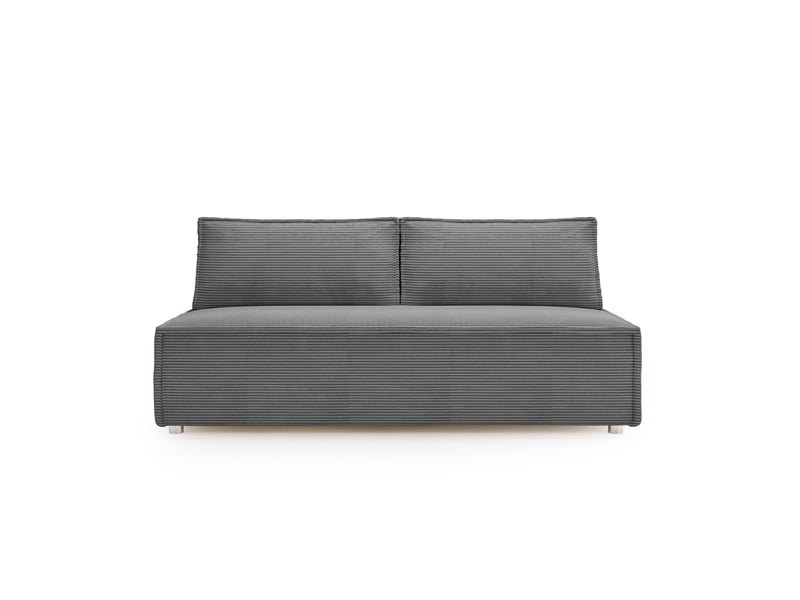  Canapé luna avec fonction couchage, couleur gris graphite  - Conforama A