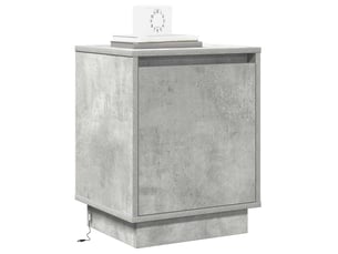 Table de chevet - cabinet de chevet - table de nuit gris béton 39 x 34,5 x 50 cm