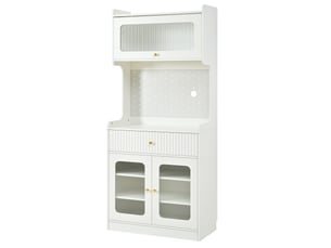 Buffet 1 porte(s) 1 tiroir(s) OMNIGLINT TRADING LTD - 80 cm coloris blanc